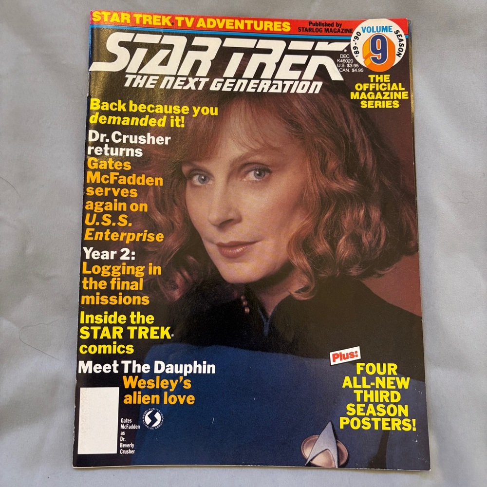 3/$20 Star Trek The Next Generation Magazine